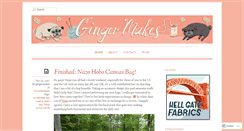 Desktop Screenshot of gingermakes.com